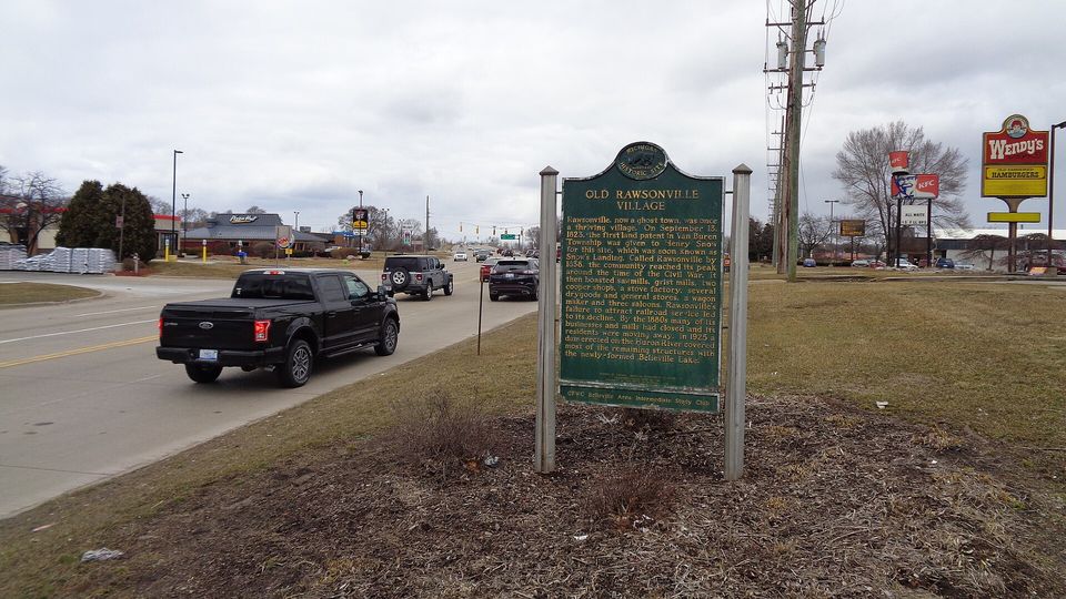 The Rawsonville historical marker