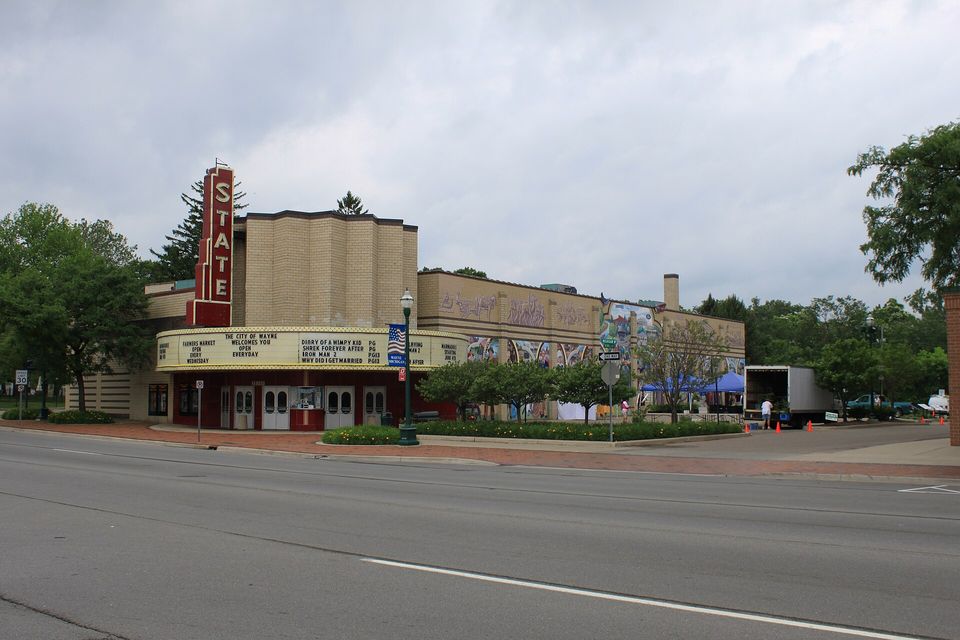 The State Wayne theater on Michigan Avenue