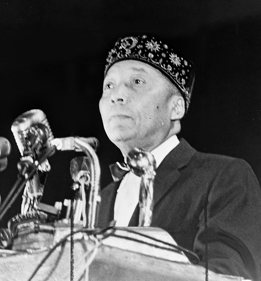 Portrait of Elijah Muhammad